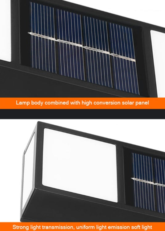 LumaFlex SolarLamp | Solarbetriebene Solarlampe | Wechselbares Licht | Wetterfest