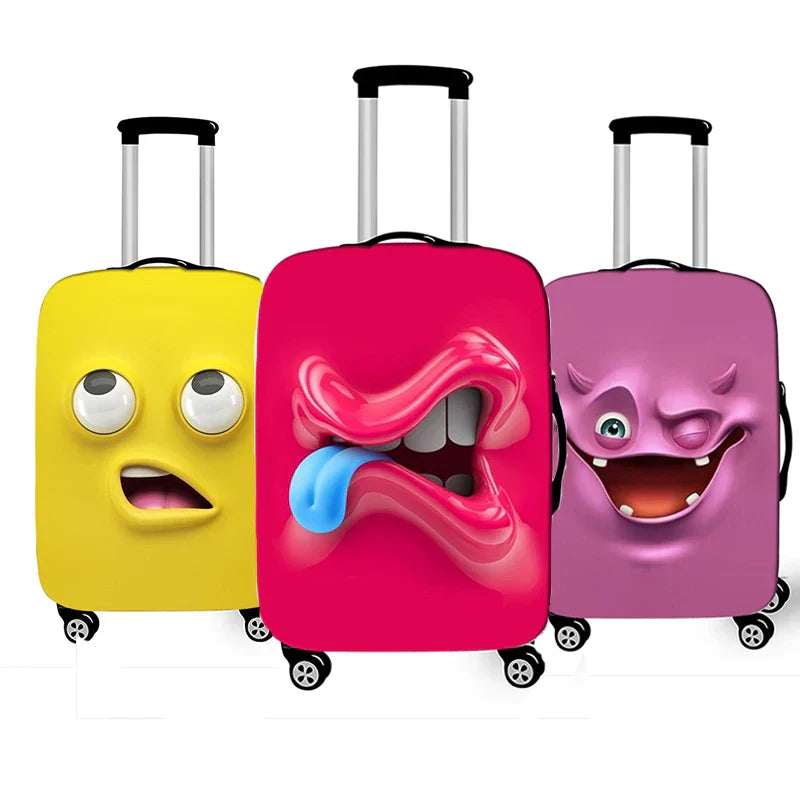 Luggsy Cover | Lustige Kofferhülle | Dehnbar & Waschbar | Für 18–32 Zoll
