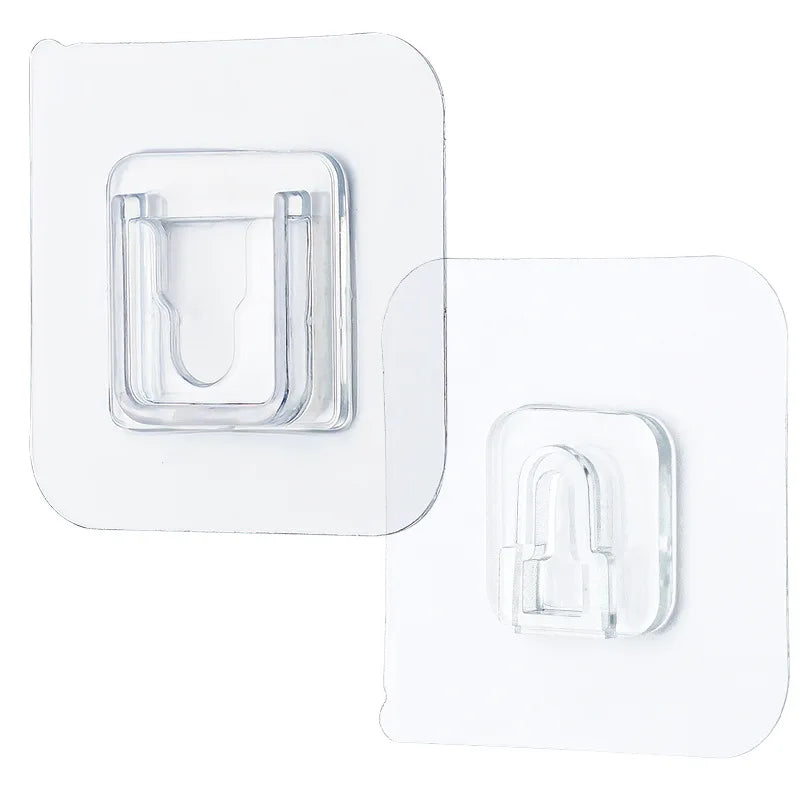 CableEase 5er Set | Transparente Kabelhalter | Bohrfrei und Wiederverwendbar