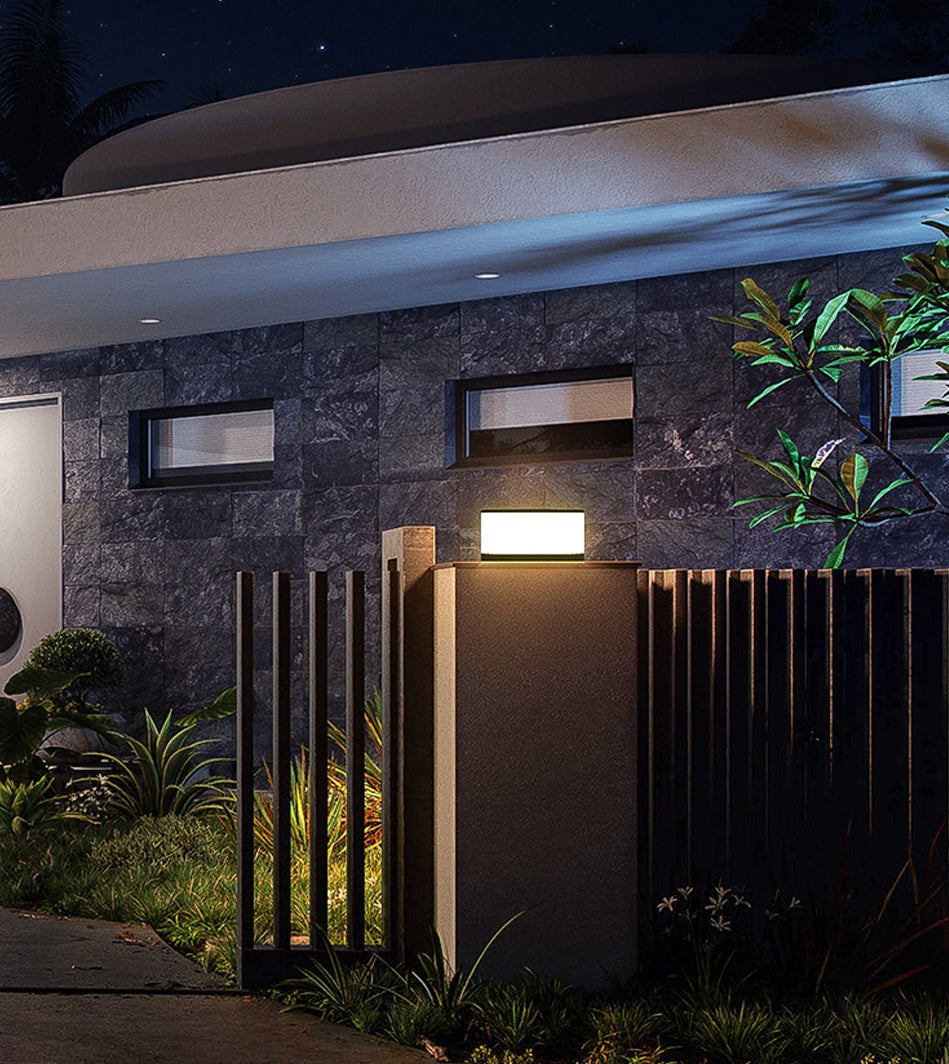 Lumivera Solar Wandleuchte | LED Licht Mit Sensor | IP65 Edelstahl Gehäuse | Warmweiß Für Außen | Automatisch & Kabellos