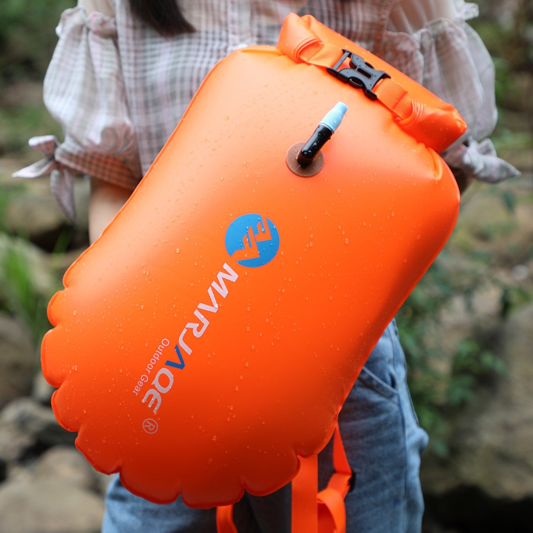 AquaShieldPro | Wasserdichte Outdoor-Tasche | Aufblasbar & leicht | Kajak, Camping & Strand