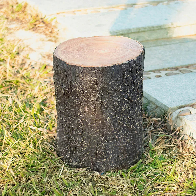 EcoTrunk | LED-Leuchte in Baumstumpf-Optik | Langlebig, energiesparend & wählbare Lichtfarben | Garten, Terrasse & Einfahrten