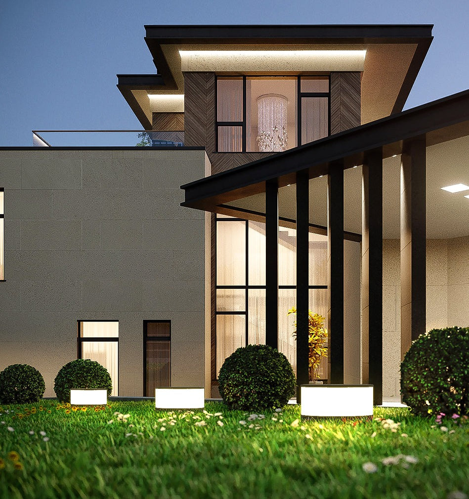 Lumivera Solar Wandleuchte | LED Licht Mit Sensor | IP65 Edelstahl Gehäuse | Warmweiß Für Außen | Automatisch & Kabellos
