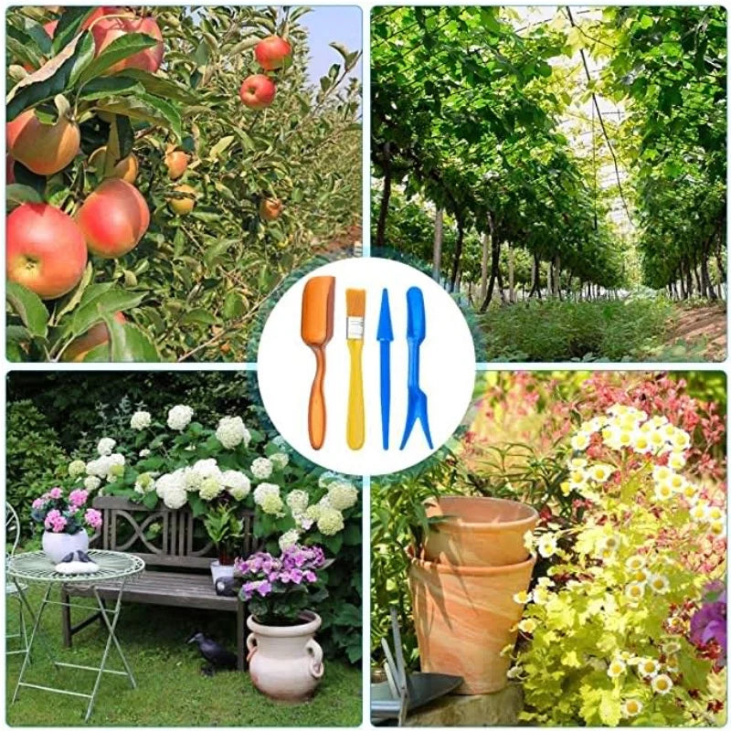 Floravivo | Mini-Gartenset | 13-teilig, präzise & langlebig | Bonsai, Sukkulenten & Zimmerpflanzen