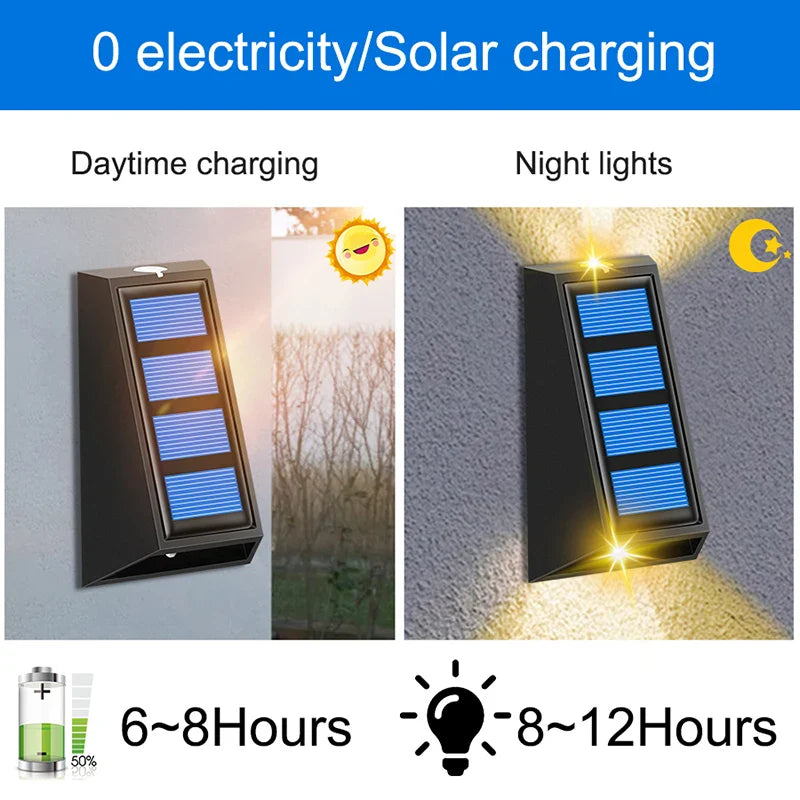 LUMERA Solar Gartenleuchten | Automatischer Farbwechsel | Umweltfreundlich und Wasserdicht | RGB LED | 8er Set