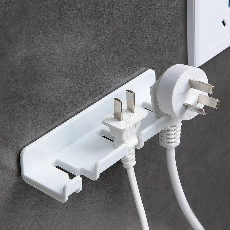 CablePro Steckerhalter | Selbstklebend | Ordnung für Kabel & Ladegeräte | Kompakt & Vielseitig