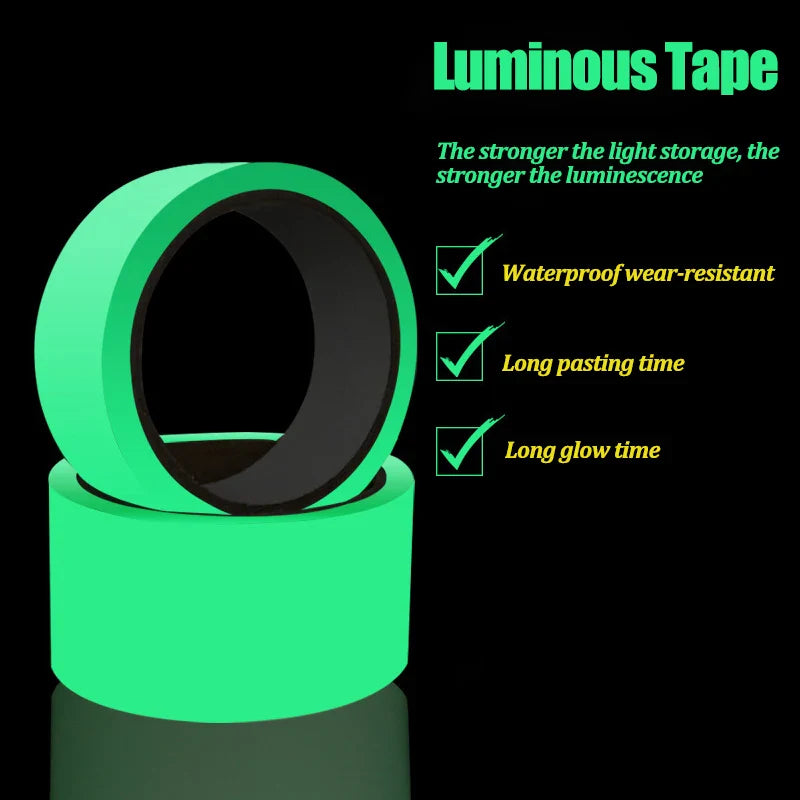 Luminexa Leuchtband | Selbstklebend | Fluoreszierend | Nachleuchtend