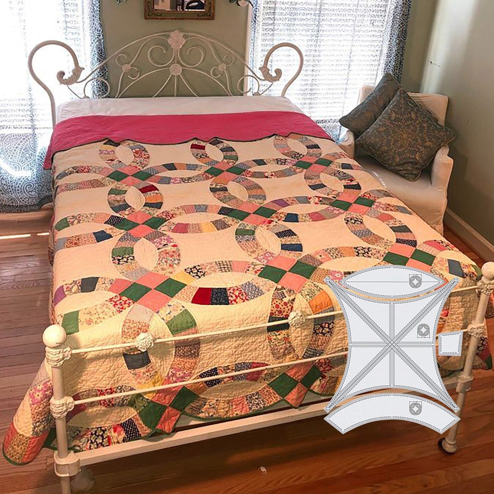 QuiltEase – Präzise Patchwork-Vorlagen für perfekte Hochzeitsringe