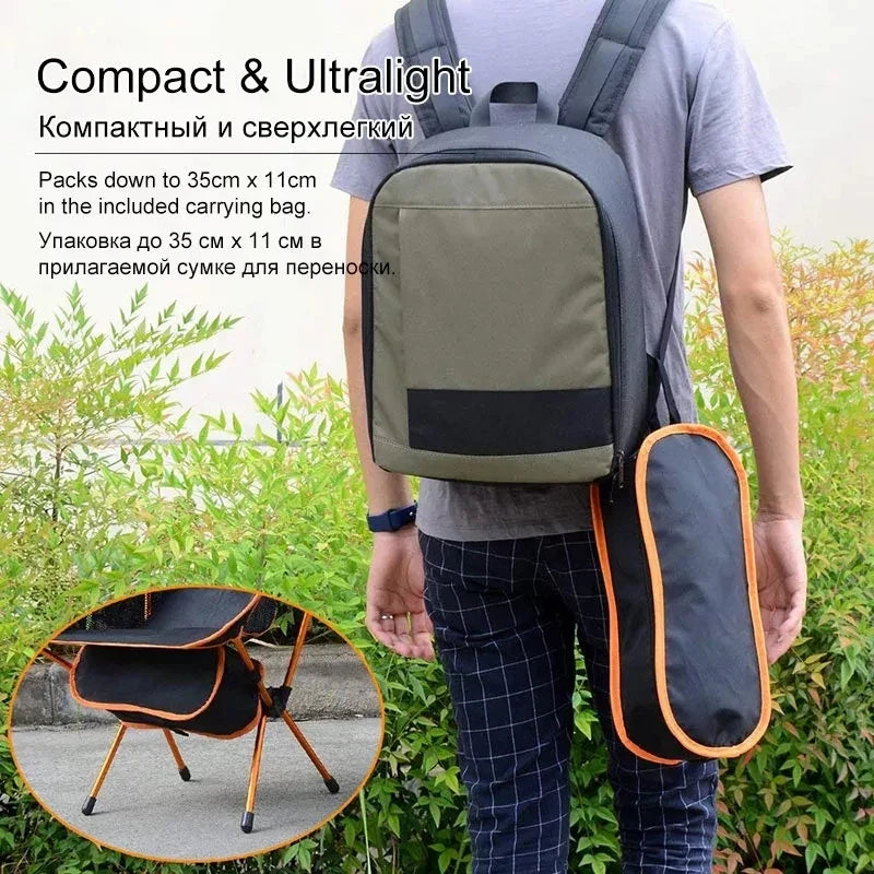 Camporo Outdoor-Set | Faltstuhl & Stranddecke | Ultraleicht & Kompakt | Für Reisen & Natur