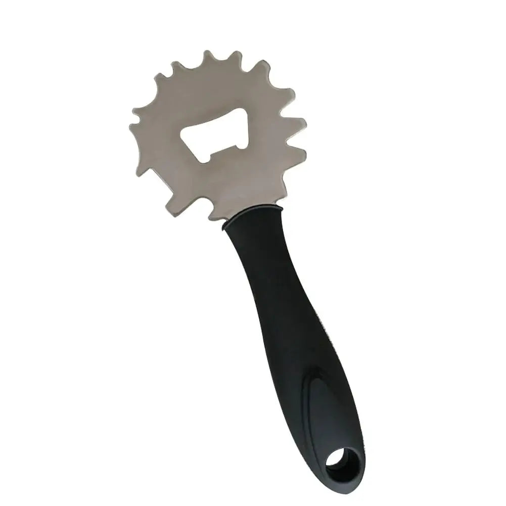 FlameEdge | Grillreiniger & Flaschenöffner | Rostfrei, ergonomisch & tragbar | BBQ & Outdoor