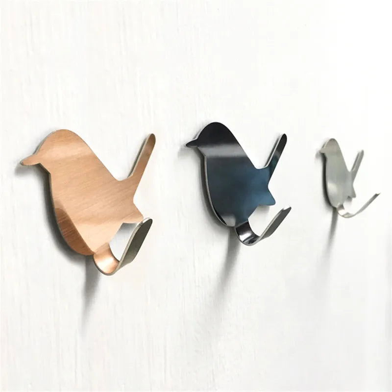 StickBird Wandhaken | Selbstklebend | Dekorativ | Für Bad & Küche