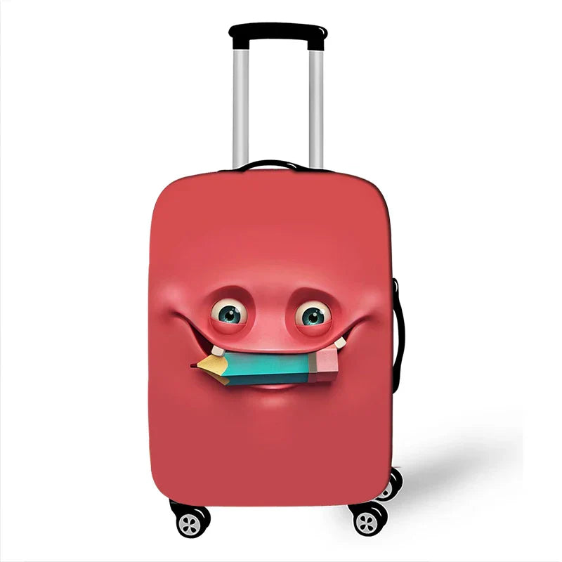 Luggsy Cover | Lustige Kofferhülle | Dehnbar & Waschbar | Für 18–32 Zoll