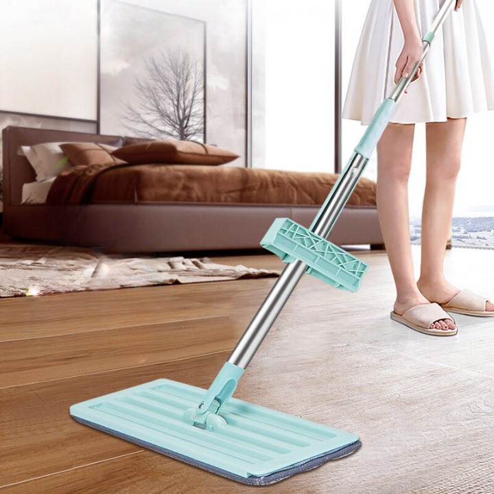 SweepMaster Pro Wischer | Innovativer Knickmechanismus | Kein Eimer nötig | Wiederverwendbare Mikrofaser-Pads | Ideal für schnelle Reinigungen