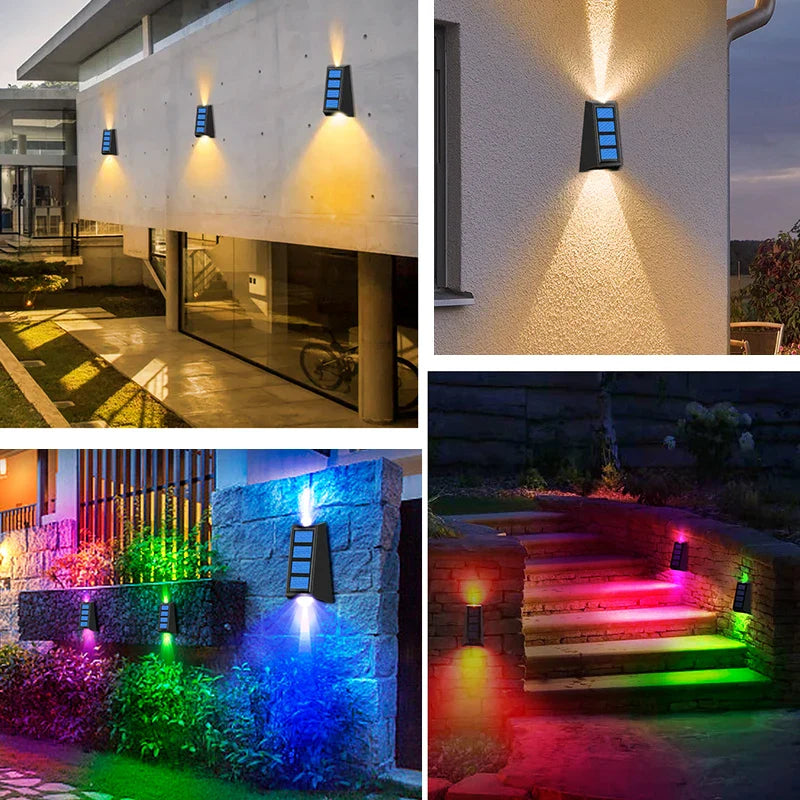 LUMERA Solar Gartenleuchten | Automatischer Farbwechsel | Umweltfreundlich und Wasserdicht | RGB LED | 8er Set