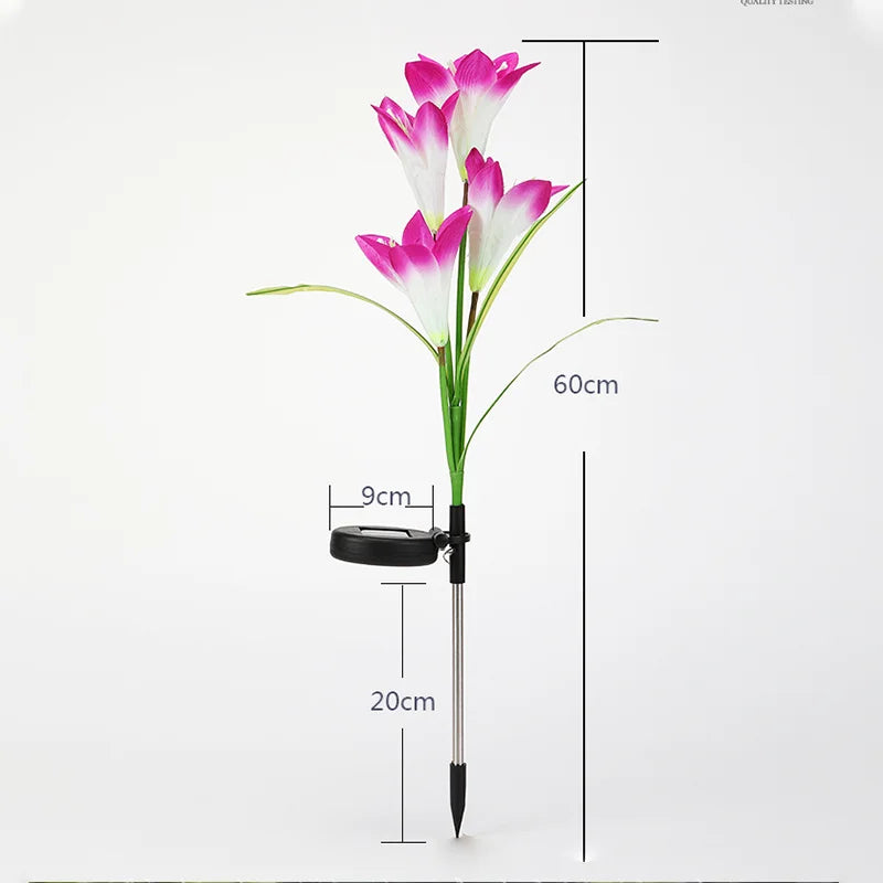 LumaGarden SolarLilies | Automatisches Licht | Florales Design | Solarbetrieben