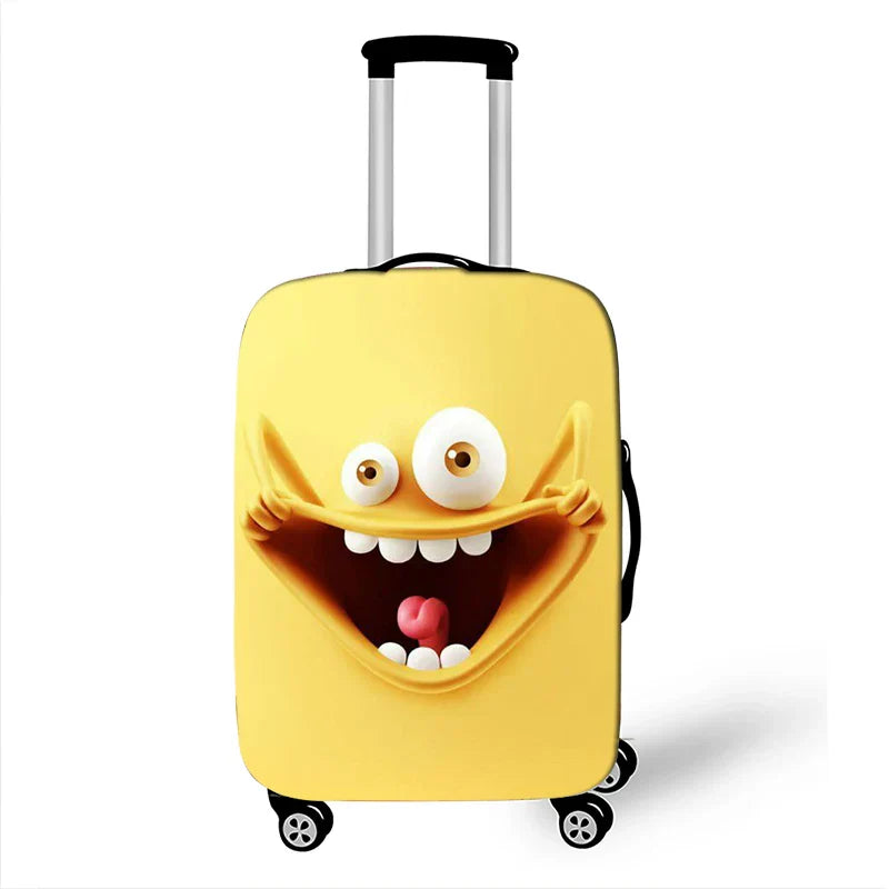 Luggsy Cover | Lustige Kofferhülle | Dehnbar & Waschbar | Für 18–32 Zoll
