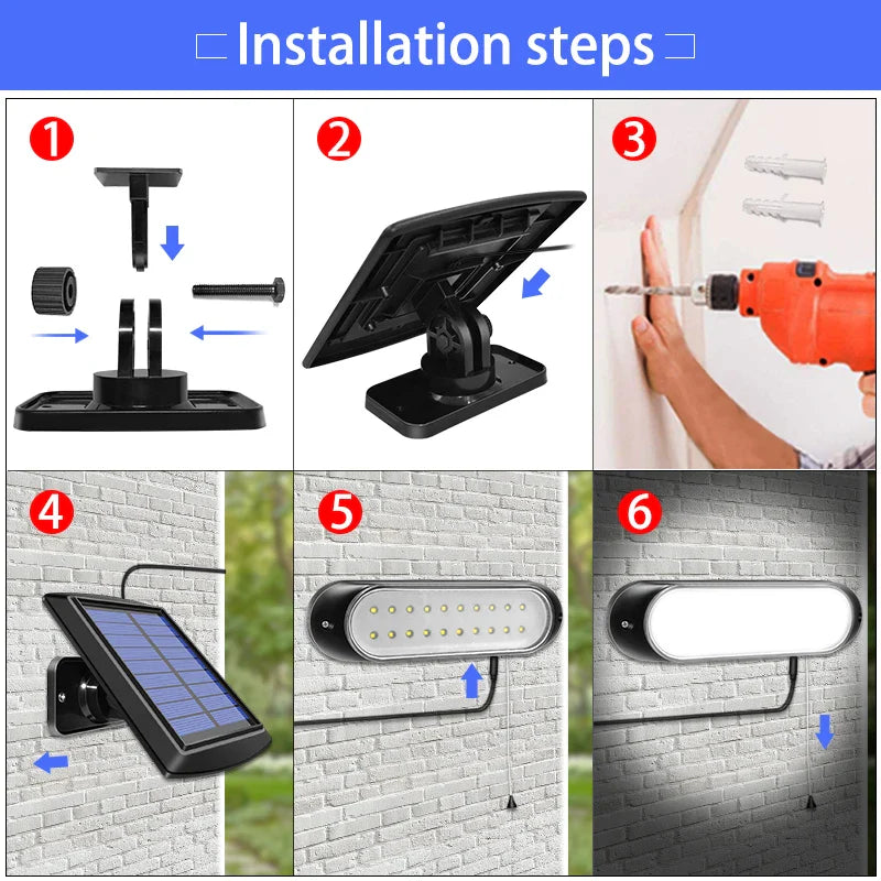 Solaria | Solarleuchte mit Zugschalter | 20 LEDs | Flexibel & Wasserdicht | Für Garten & Outdoor