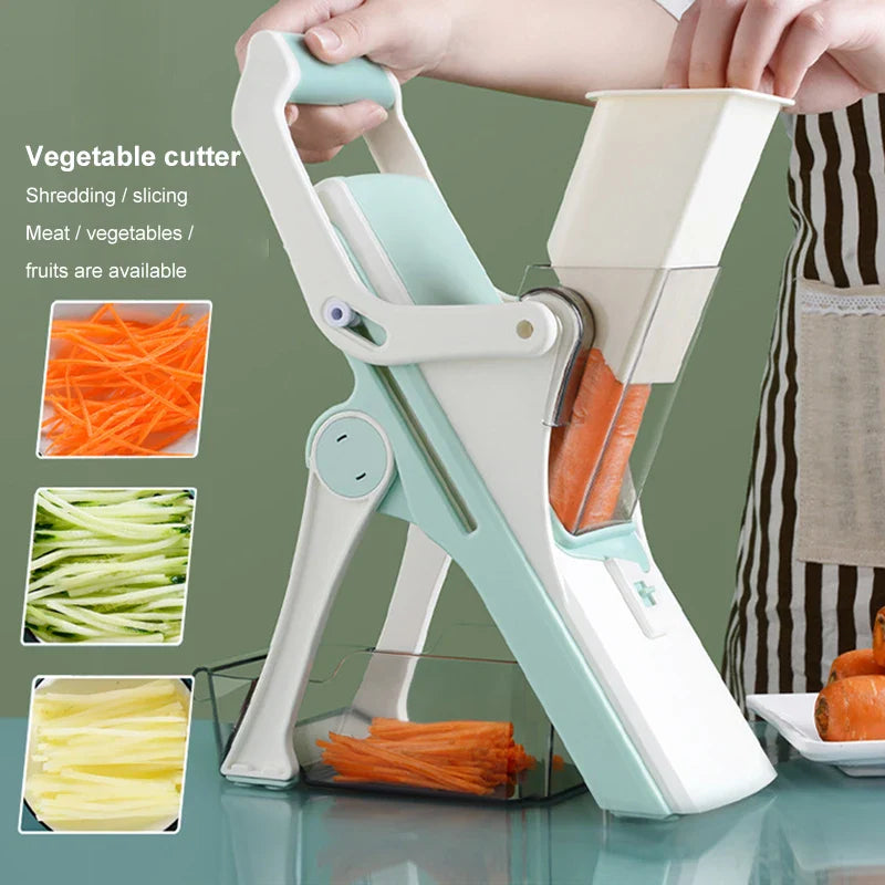 VeggieSlice | Zwiebel- & Gemüseschneider | 5 Funktionen | Sicher & Kompakt