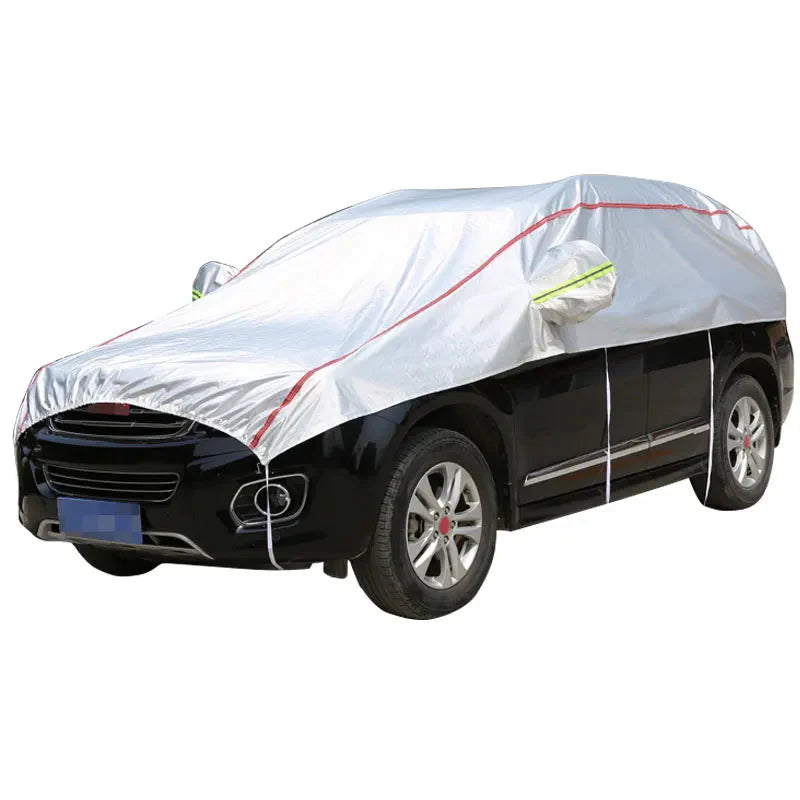 Velvora StormShield | Autoabdeckung Ganzjahres | UV- & Regenschutz | Für SUV & Limousine