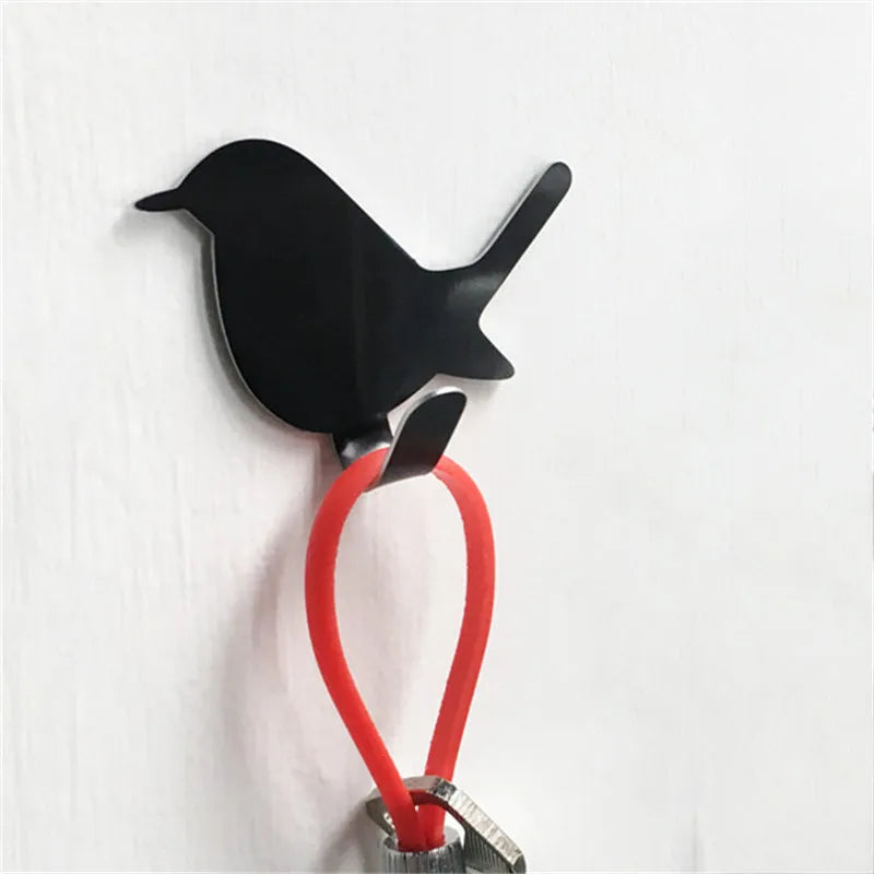 StickBird Wandhaken | Selbstklebend | Dekorativ | Für Bad & Küche