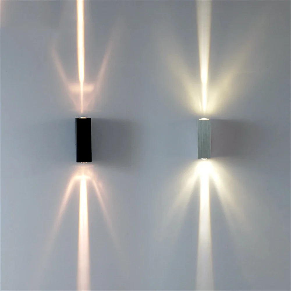 BeamGlow | LED-Wandleuchte | Modernes Design | Wetterfest & Energieeffizient