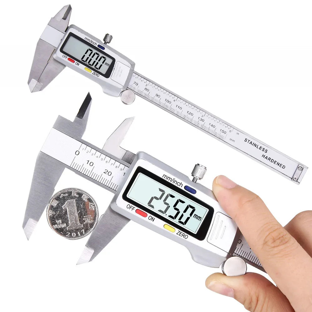MeasurePro | Digital Schieblehre | Präzise Edelstahl LCD | Für Werkstatt Modellbau