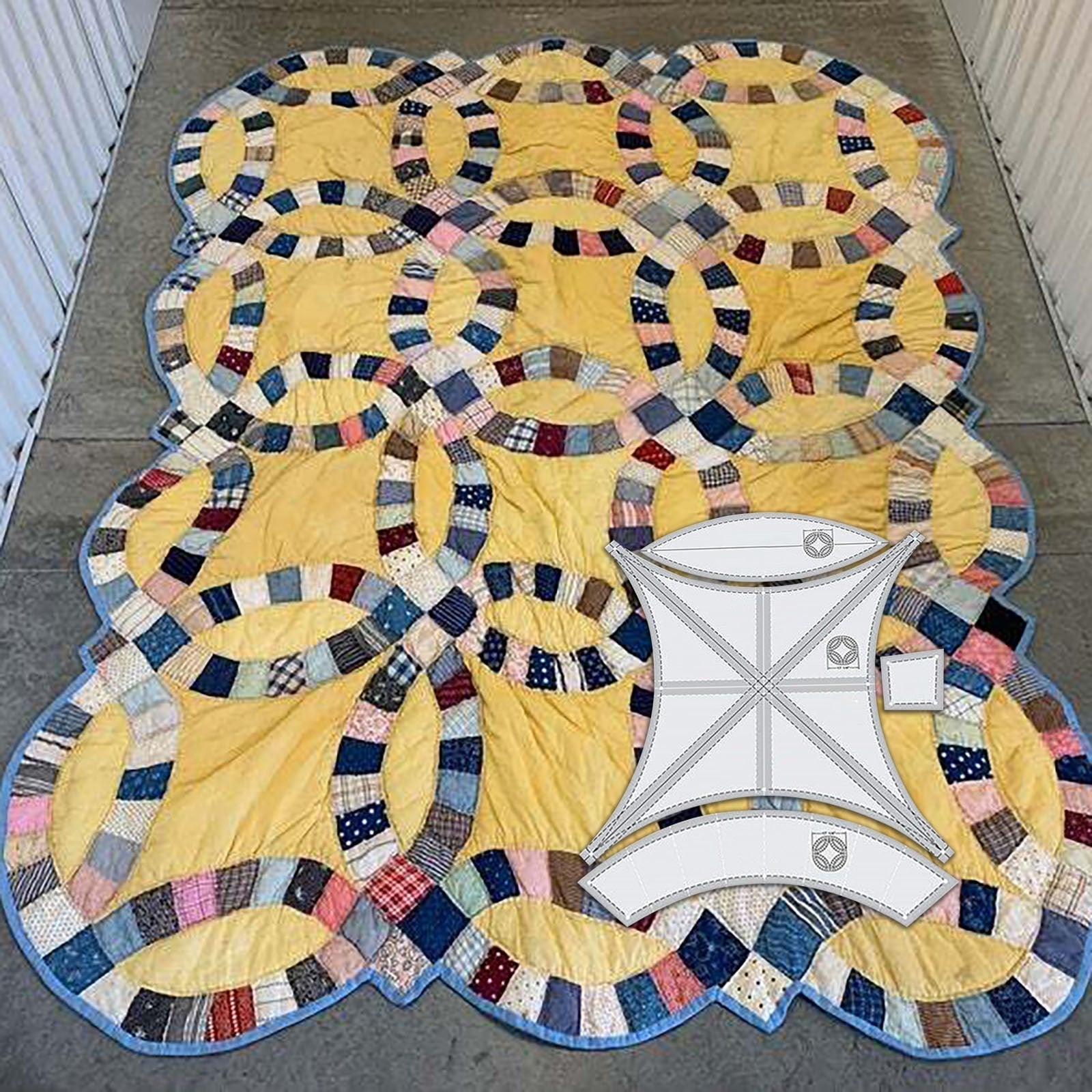 QuiltEase – Präzise Patchwork-Vorlagen für perfekte Hochzeitsringe