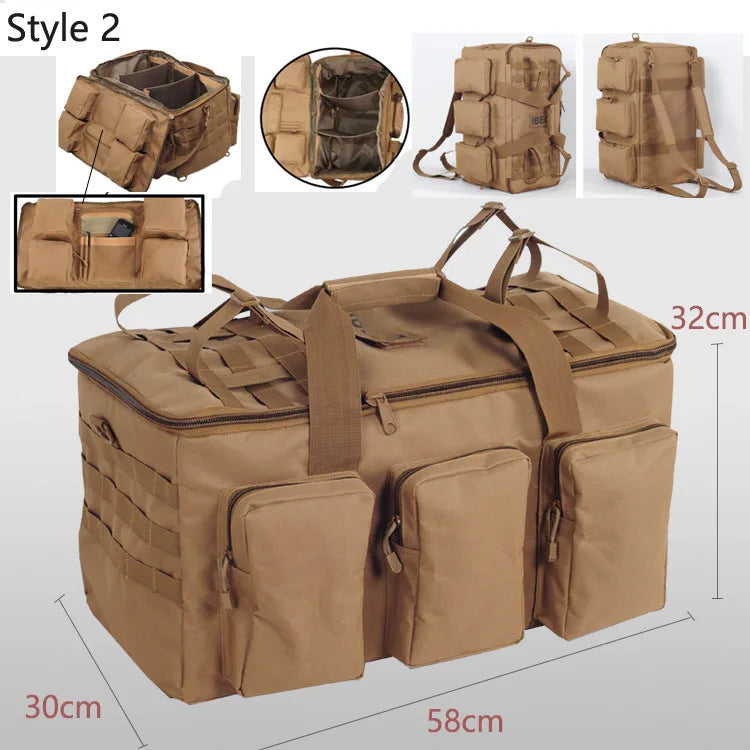 Taktiker 55L Rucksack | Molle-System | Flexibles Tragesystem | 55L Stauraum