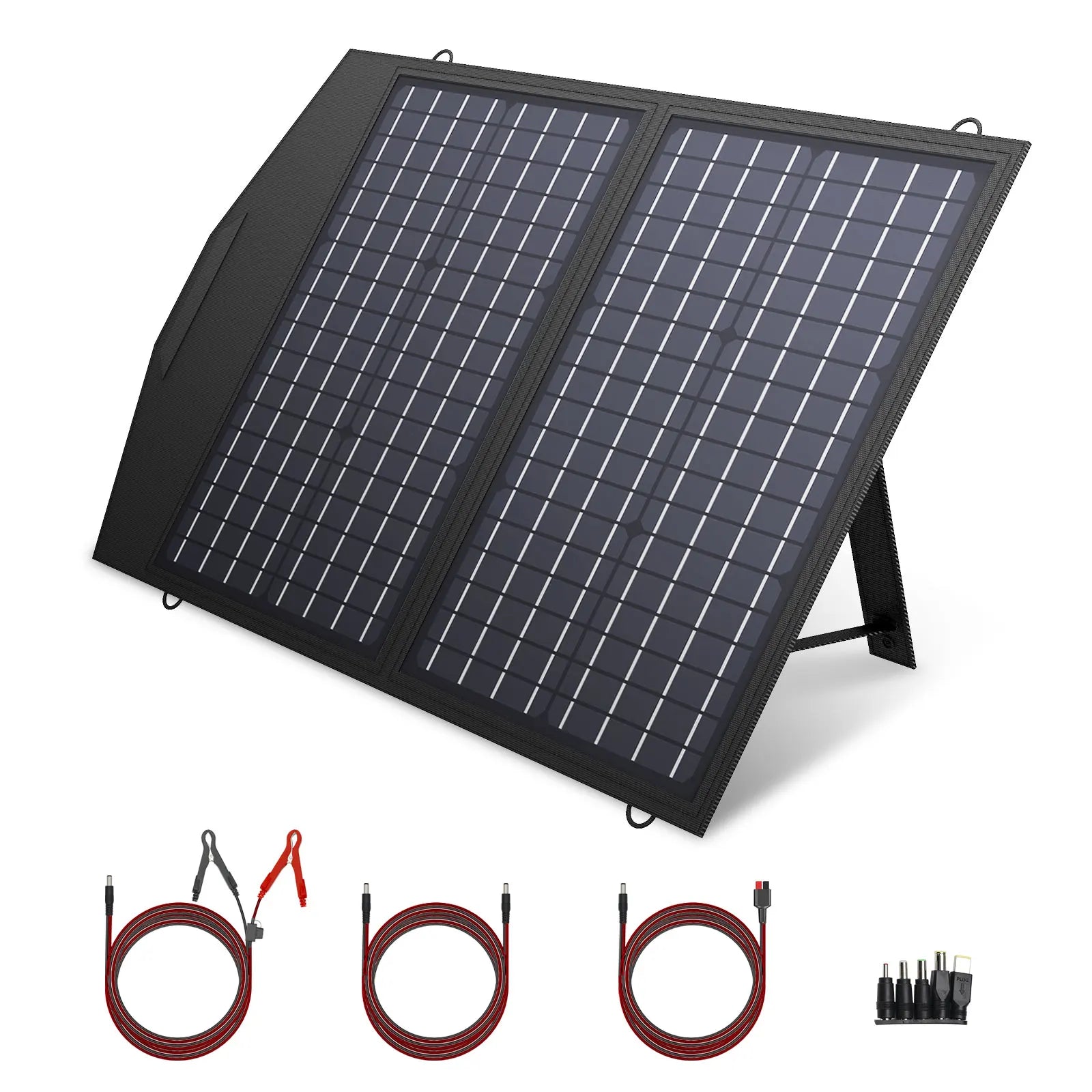 SolarPeak | Faltbares Solarpanel 100W | Tragbar & Wetterfest | Für Camping & Outdoor