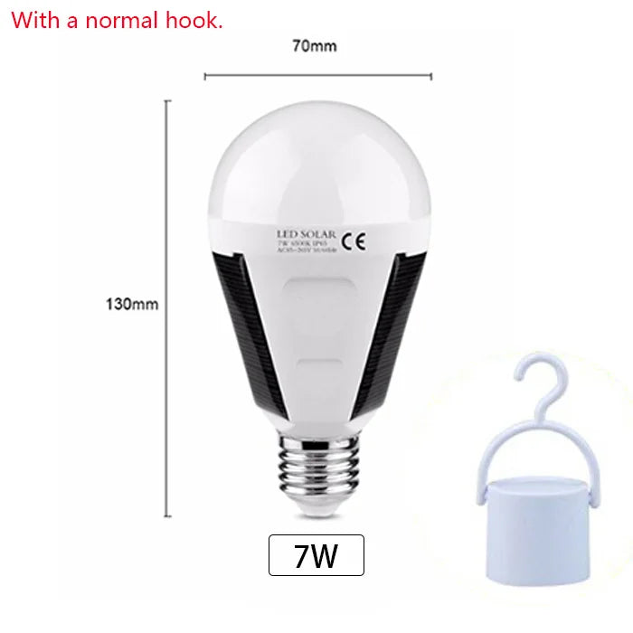 LumaGlow Solar LED Lampe | Tragbar & Wasserdicht | Notlicht & Outdoor