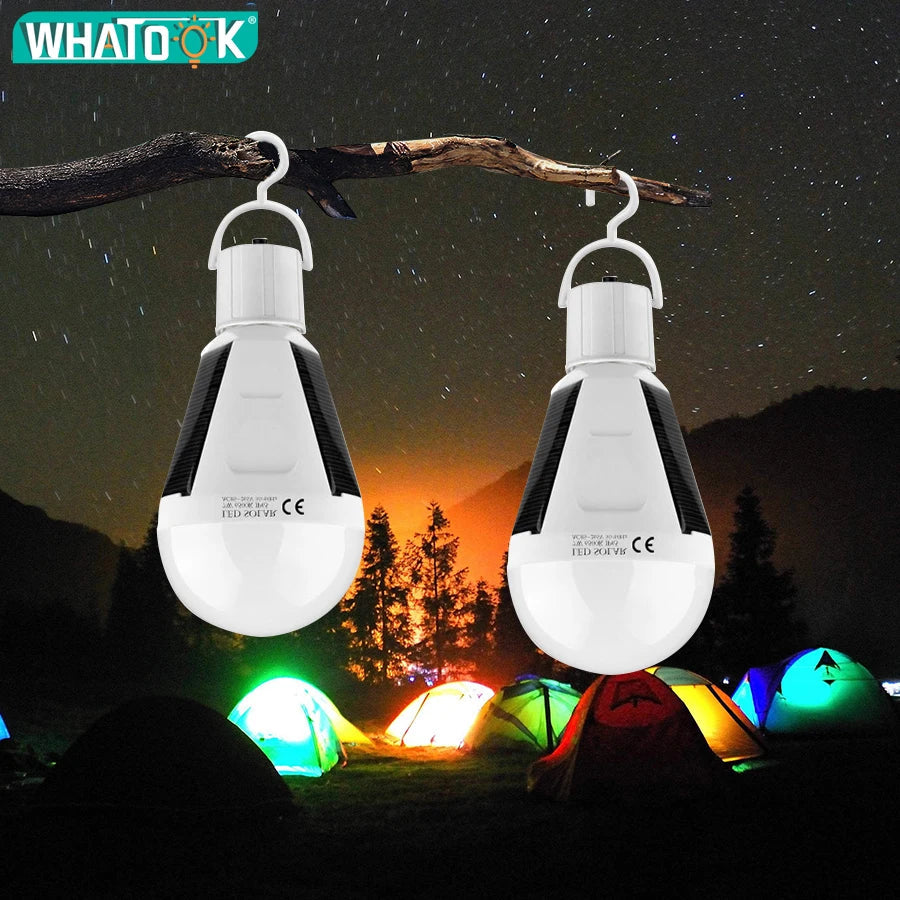 LumaGlow Solar LED Lampe | Tragbar & Wasserdicht | Notlicht & Outdoor