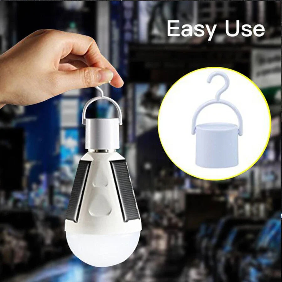 LumaGlow Solar LED Lampe | Tragbar & Wasserdicht | Notlicht & Outdoor