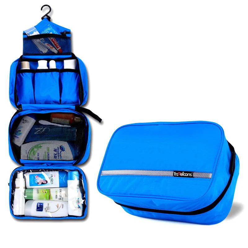 TravelEase ProPack | Große Kulturtasche | Wasserabweisend & Unisex | Mit Tragegriff