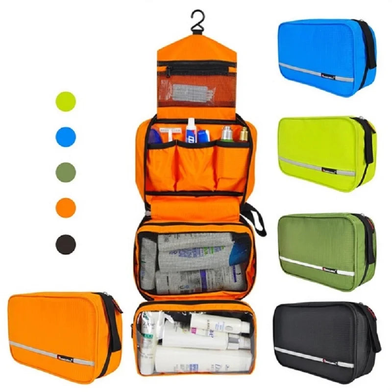 TravelEase ProPack | Große Kulturtasche | Wasserabweisend & Unisex | Mit Tragegriff