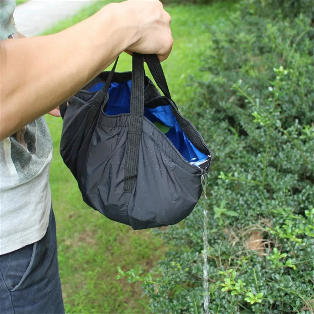 HydroFold Reisewasserschüssel | Faltbar & Kompakt | 8,5L Kapazität für Outdoor-Aktivitäten
