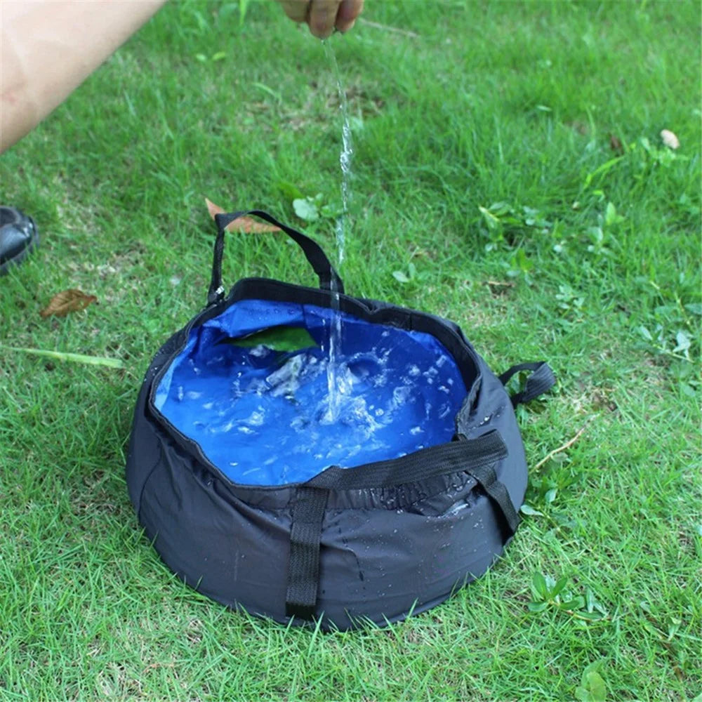 HydroFold Reisewasserschüssel | Faltbar & Kompakt | 8,5L Kapazität für Outdoor-Aktivitäten