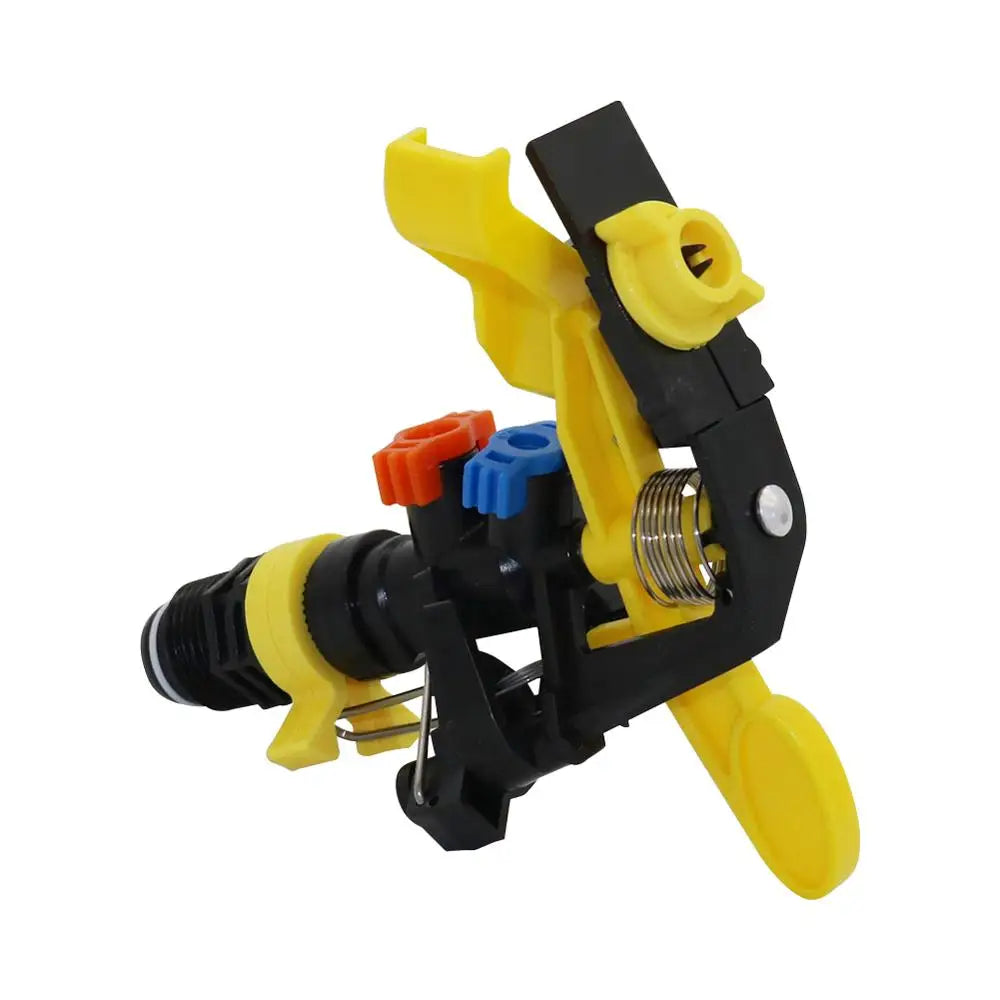 AquaRay | Schlaghebel-Sprinkler | 360° Rotation & Einstellbarer Wasserstrahl | Perfekt für Garten & Landwirtschaft