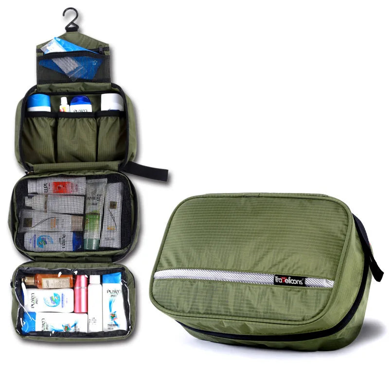 TravelEase ProPack | Große Kulturtasche | Wasserabweisend & Unisex | Mit Tragegriff
