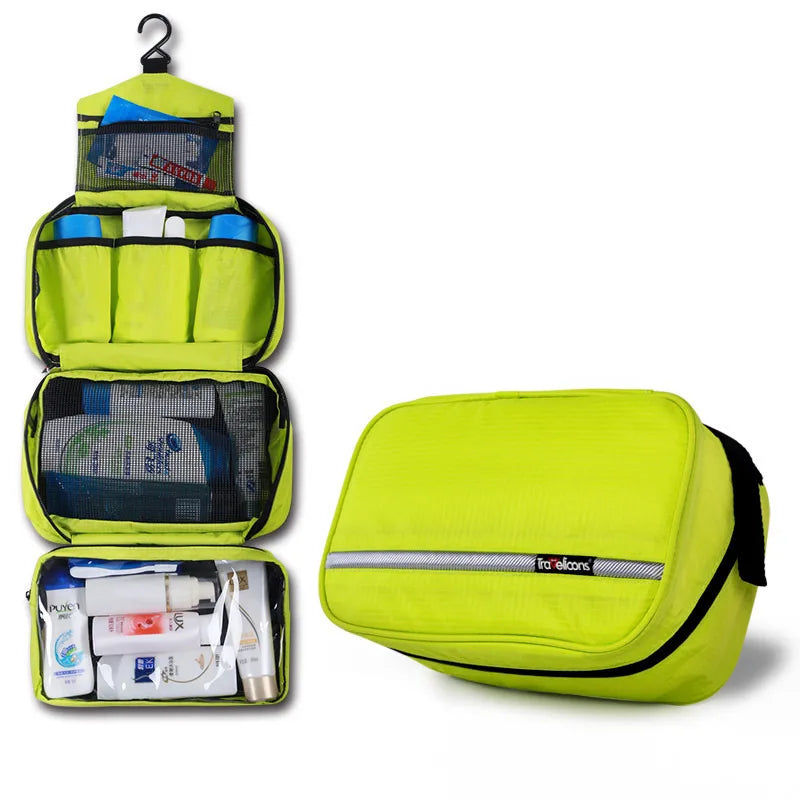 TravelEase ProPack | Große Kulturtasche | Wasserabweisend & Unisex | Mit Tragegriff