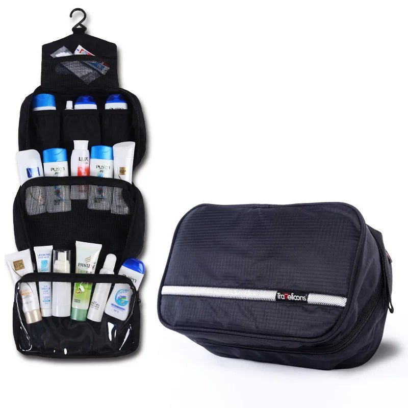TravelEase ProPack | Große Kulturtasche | Wasserabweisend & Unisex | Mit Tragegriff
