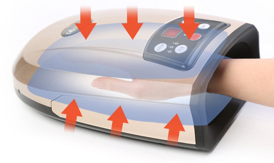 HandEase Pro | Handmassagegerät mit Wärme | Luftkompression & Schmerzlinderung | Ideal für Entspannung & Schmerzlinderung