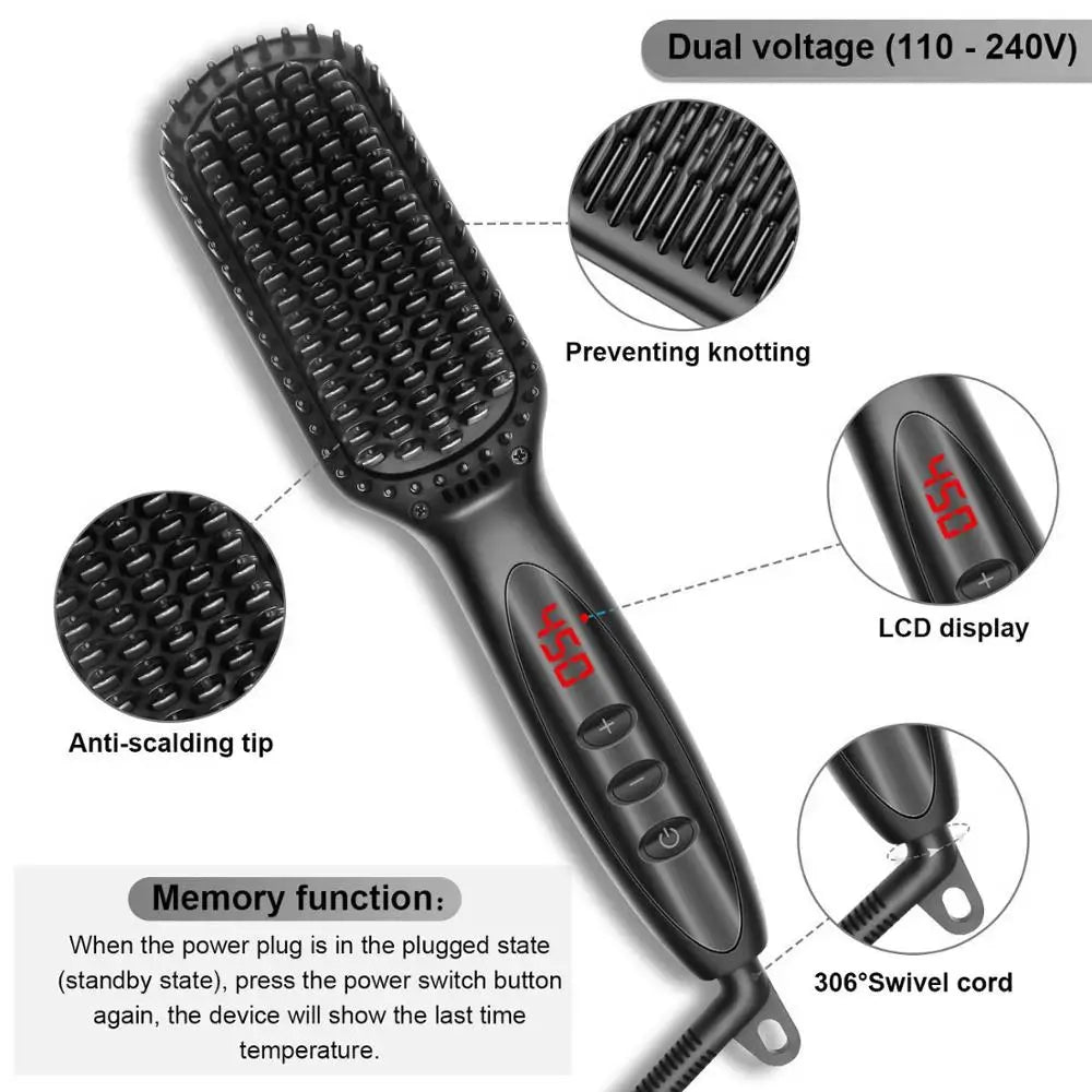 ProGlide HeatBrush | 2-in-1 Stylinggerät | 12 Temperaturstufen | Keramik & Ionen-Technologie