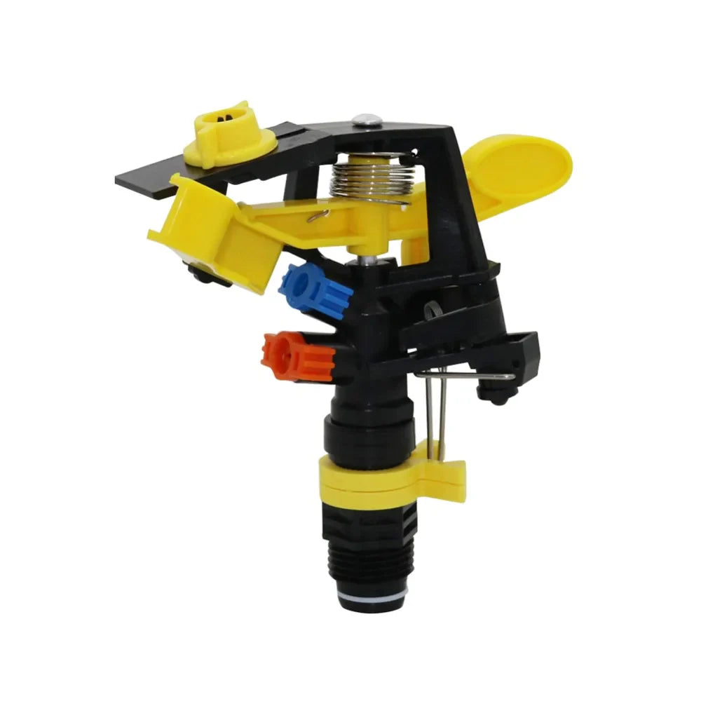 AquaRay | Schlaghebel-Sprinkler | 360° Rotation & Einstellbarer Wasserstrahl | Perfekt für Garten & Landwirtschaft