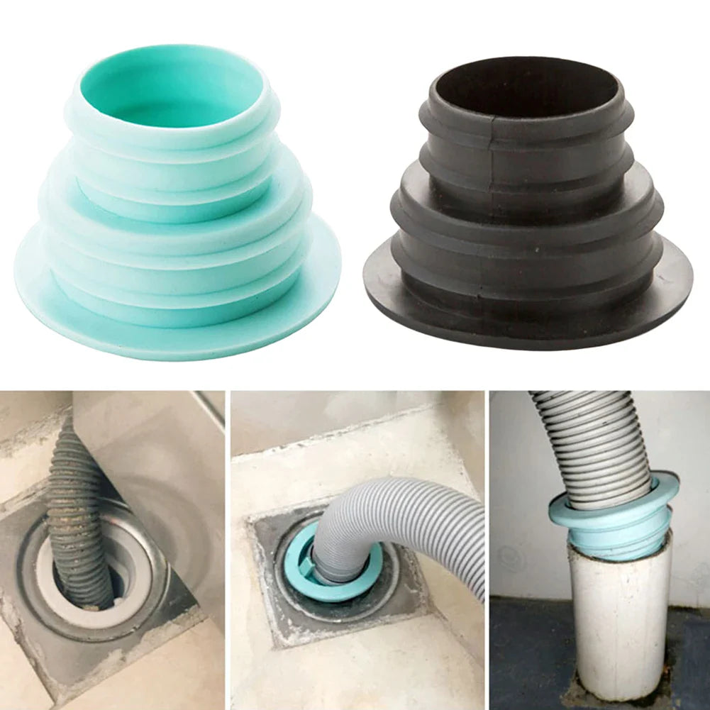 ClearSeal | Silikon-Dichtungsring | Geruchsblocker, Flexibel & Rückflussschutz | Für Abflüsse & Rohre