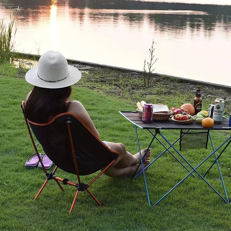 Camporo Outdoor-Set | Faltstuhl & Stranddecke | Ultraleicht & Kompakt | Für Reisen & Natur