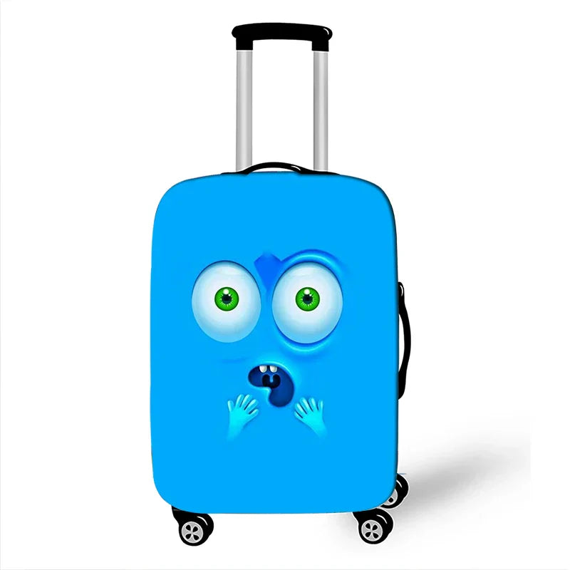 Luggsy Cover | Lustige Kofferhülle | Dehnbar & Waschbar | Für 18–32 Zoll
