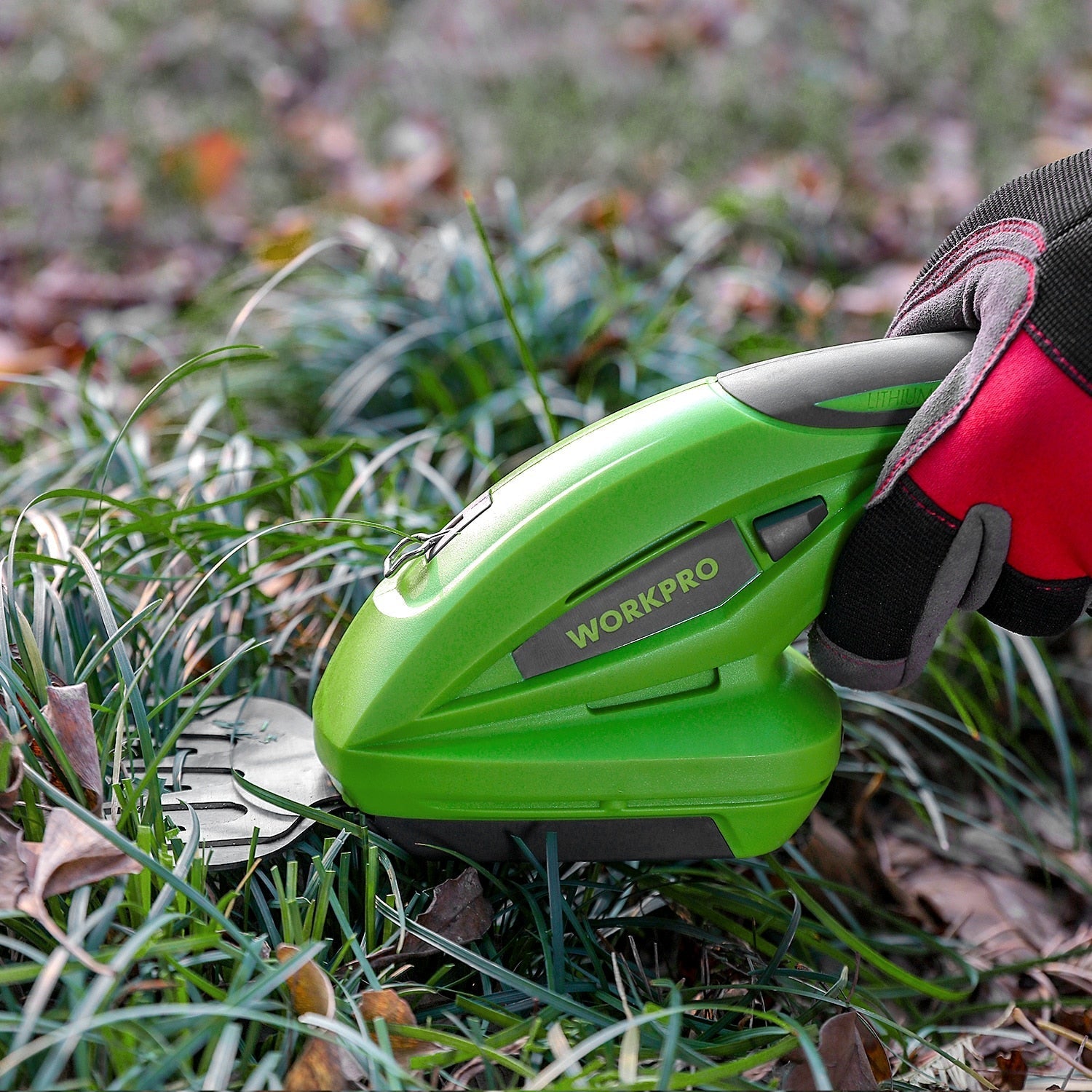 EcoTrim Pro | Akku-Strauch- und Grasschere | Leicht & Einhändig | Ideal für Gartenpflege & Präzises Schneiden