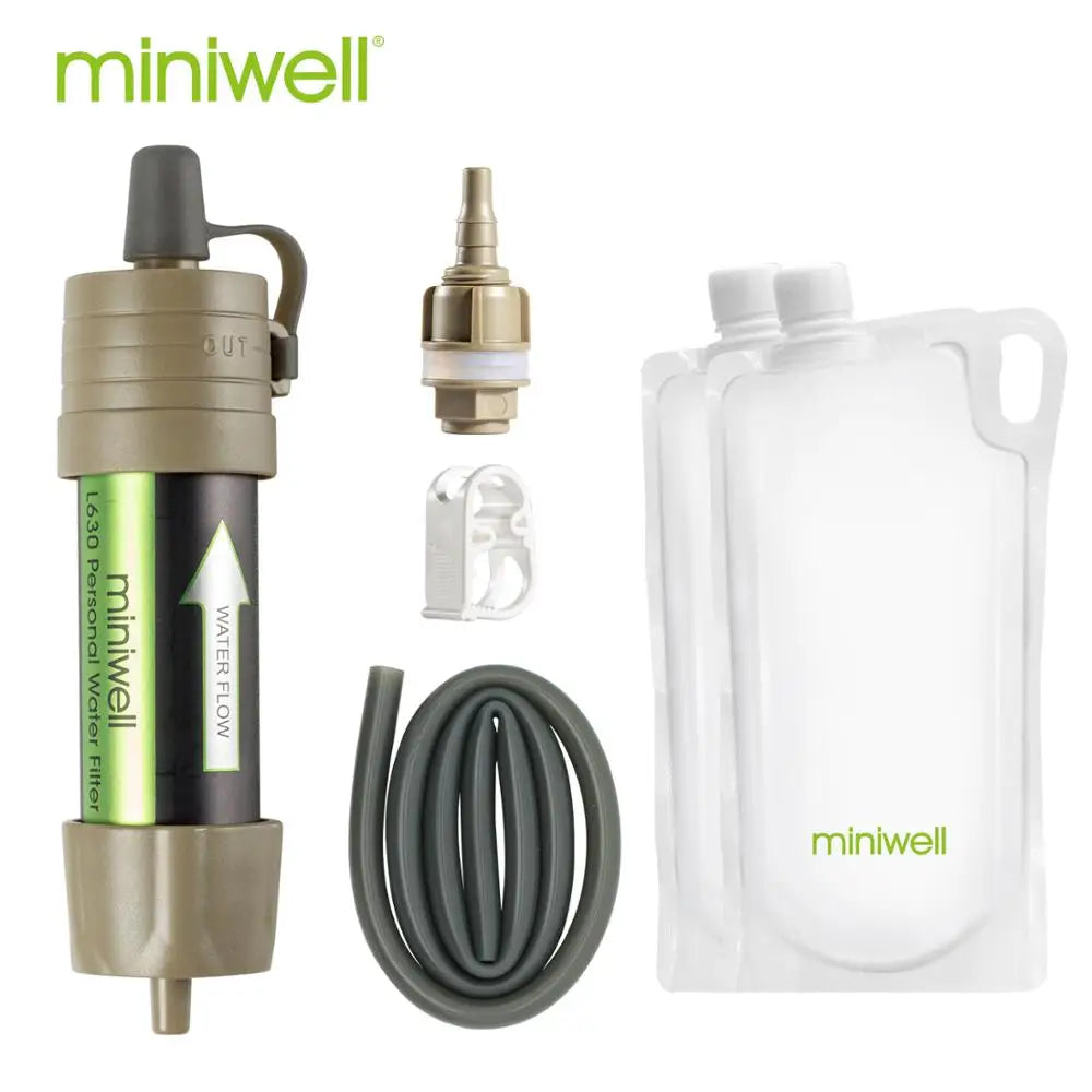 PureFlow X3 | Tragbarer Wasserfilter | Kompakt & Ultraleicht | 2000L Kapazität