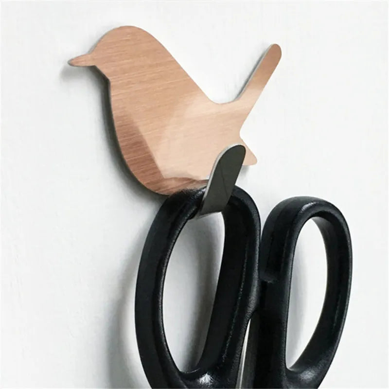 StickBird Wandhaken | Selbstklebend | Dekorativ | Für Bad & Küche