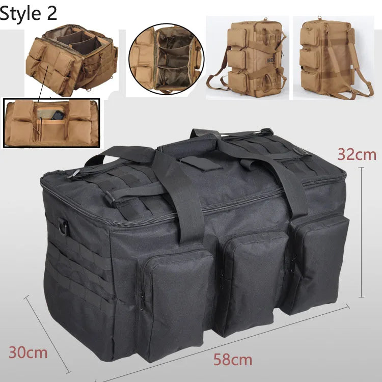Taktiker 55L Rucksack | Molle-System | Flexibles Tragesystem | 55L Stauraum